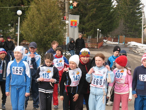В массовом забеге отличилась сборная команда Новоатайской школы